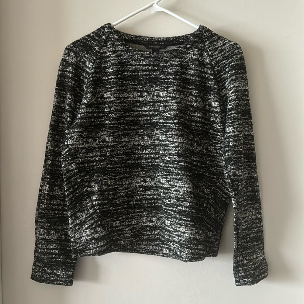 Banana Republic Pleated Back Sweatshirt EUC